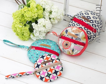 Dimitra Zipper Pouch (2 Sizes) PDF Sewing Pattern, easy sewing pattern