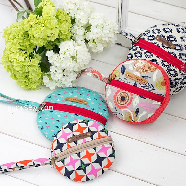 Dimitra Zipper Pouch (2 Sizes) PDF Sewing Pattern, easy sewing pattern