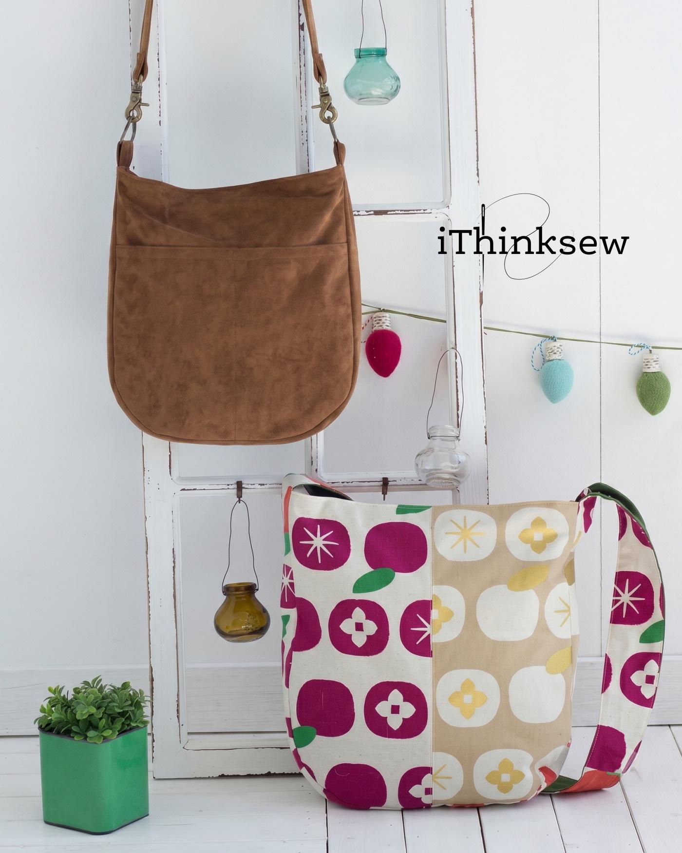 2 Sizes Ruth Crossbody Bag Sewing Pattern | Hobo Bag PDF | Slouchy ...