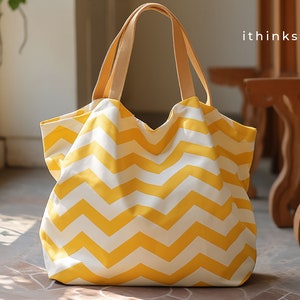 Harris Tote Bag PDF Pattern (2 Sizes)