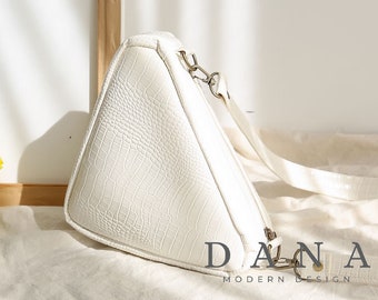 Nellie Cross Bag PDF Sewing Pattern | Leather Purse Making Tutorial | Unique Sling Bag Template | DIY Phone Bag Crafter Project