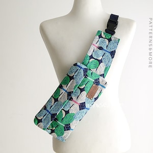 Zoe Sling Card Bag PDF Sewing Pattern, travel bag, fanny pack