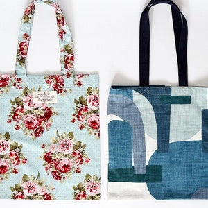 Einfache Tasche PDF Schnittmuster mit Video Tutorial, einfache Tasche Schnittmuster