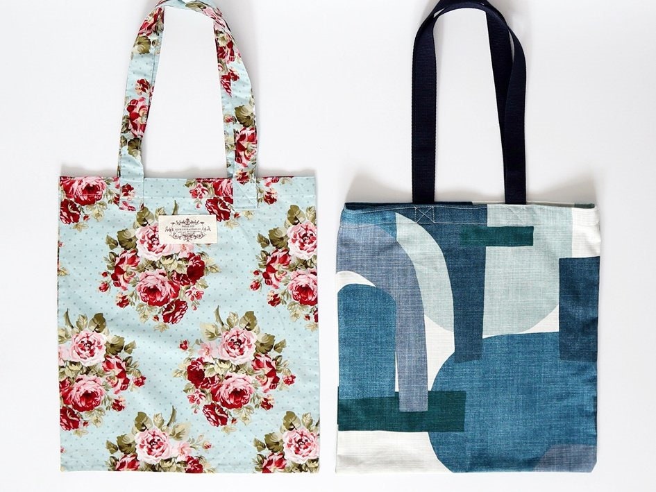 Einfache Tasche PDF Schnittmuster mit Video Tutorial einfache Tasche Schnittmuster Etsy