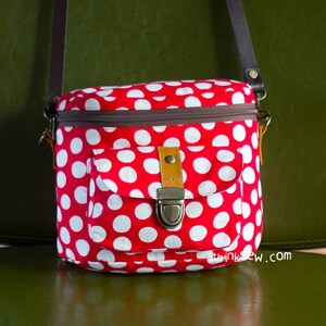 Nicky Camera Bag PDF Sewing Pattern with FREE Camera Strap pattern image 4