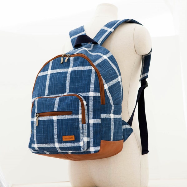 Lavena School Backpack PDF Sewing Pattern, travel bag, back to school