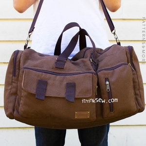 Floyd Travel Barrel Bag PDF Sewing Pattern