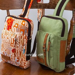 Kenzie Cross Body Sling Bag PDF Sewing Pattern, tablet bag, sports bag