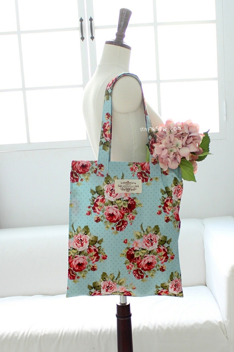 Simple Bag PDF Sewing Pattern With Video Tutorial, Easy Bag Sewing ...