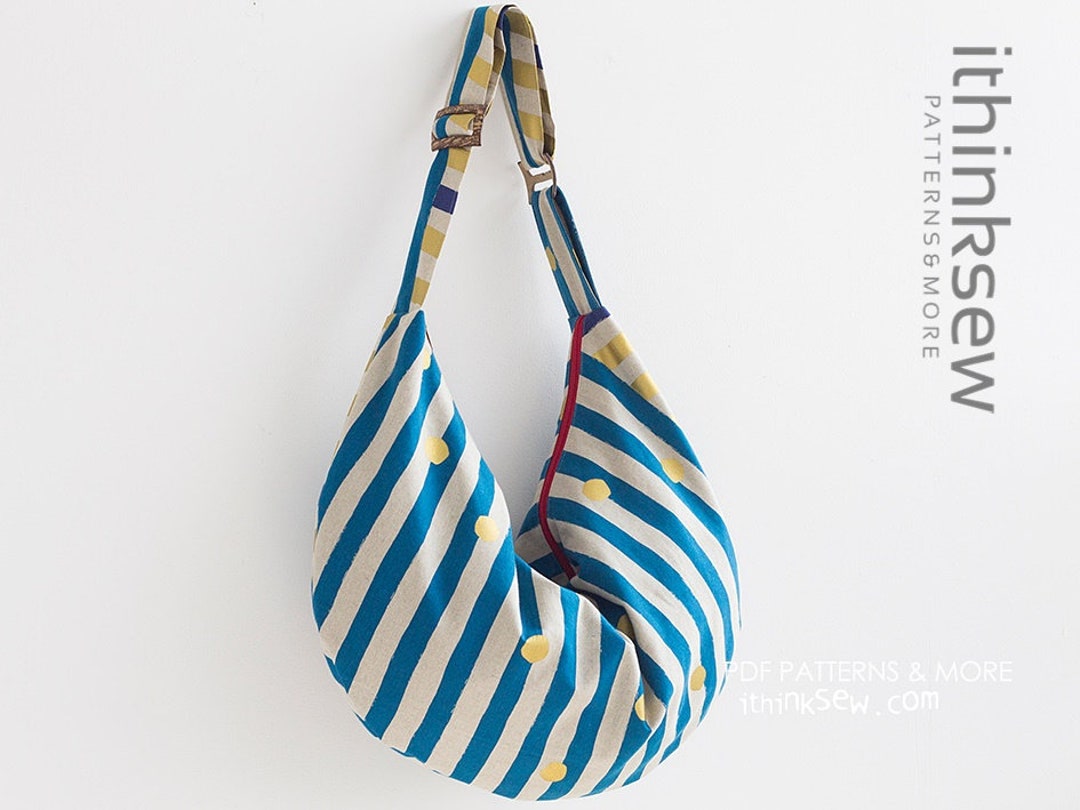 Brooklyn Bag PDF Sewing Pattern Hobo Bag Easy Sewing Pattern 