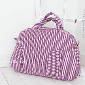 Boston Bag Sewing Pattern PDF | Large Everyday Handbag Tutorial | DIY ...