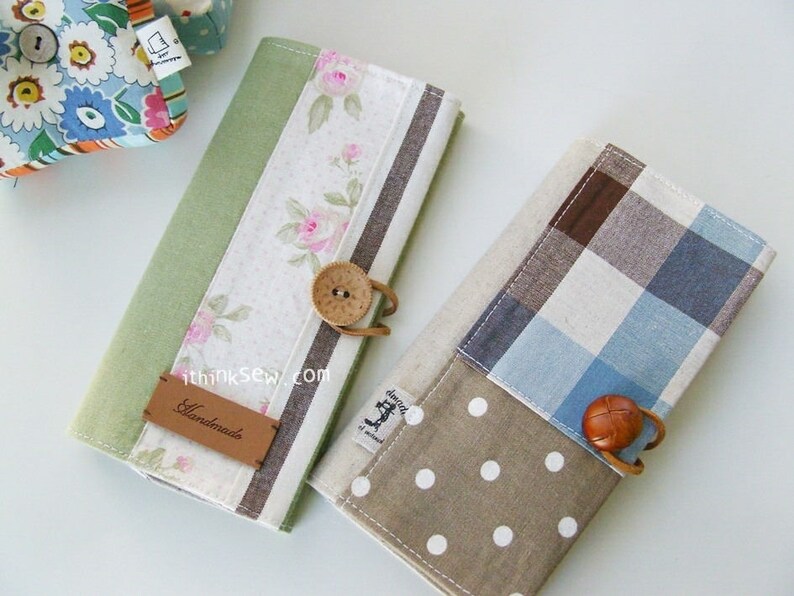 Checkbook Wallet Pattern Tanya Cheque Book, Credit Card Wallet PDF Sewing Pattern, Easy Sewing ...