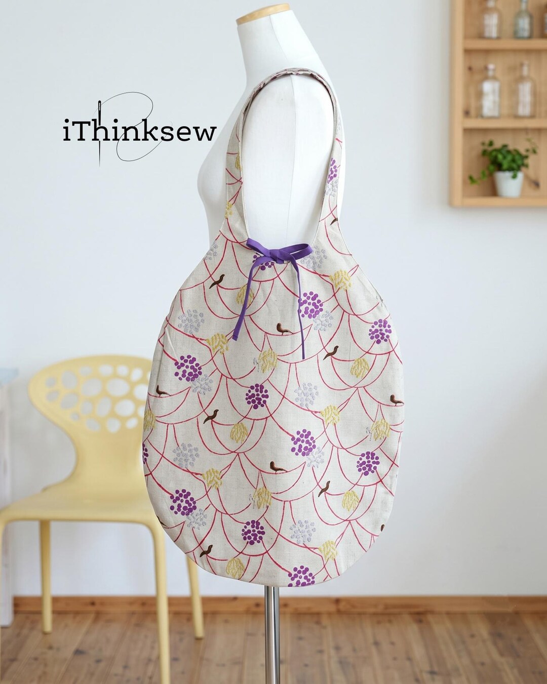 Sara Hobo Bag Sewing Pattern PDF | Reversible Slouchy Shoulder Bag ...