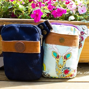 Danny Smartphone Sling Bag PDF Sewing Pattern with FREE Phone Charger Holder Pattern