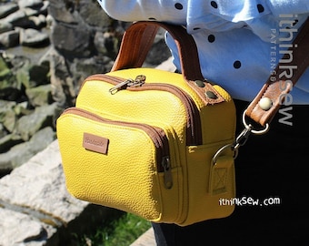 Genie Mini Cross Bag PDF Sewing Pattern, mini bag, phone bag