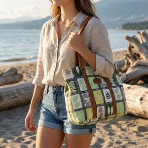 Sierra Shoulder Bag Sewing Pattern PDF | | Large Zippered Tote Pattern with Pockets | Travel Carry-on Handbag Tutorial image 12