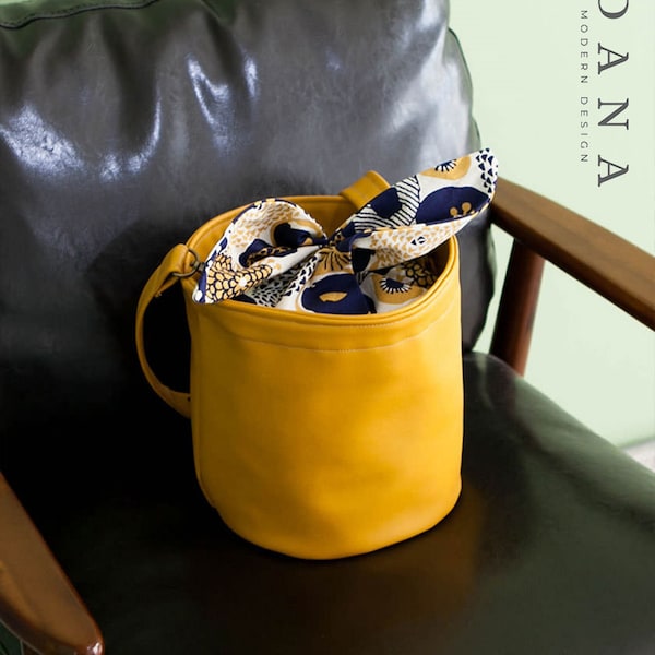 Geraldine Bucket Bag PDF Sewing Pattern, diaper bag pattern