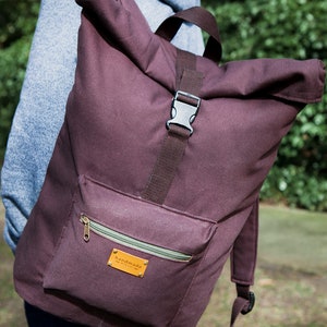 Roxanne Rolltop Backpack PDF Sewing Pattern Big Backpack - Etsy