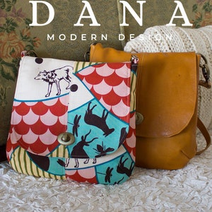 Lacey Bag PDF Sewing Pattern, saddle bag, vintage bag, cross bag