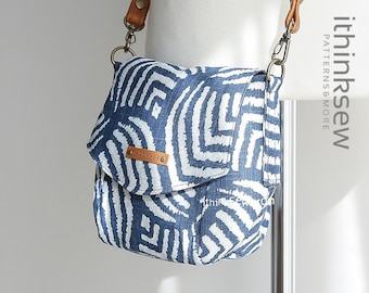 Ayla Cross Bag PDF Sewing Pattern, satchel bag, school bag