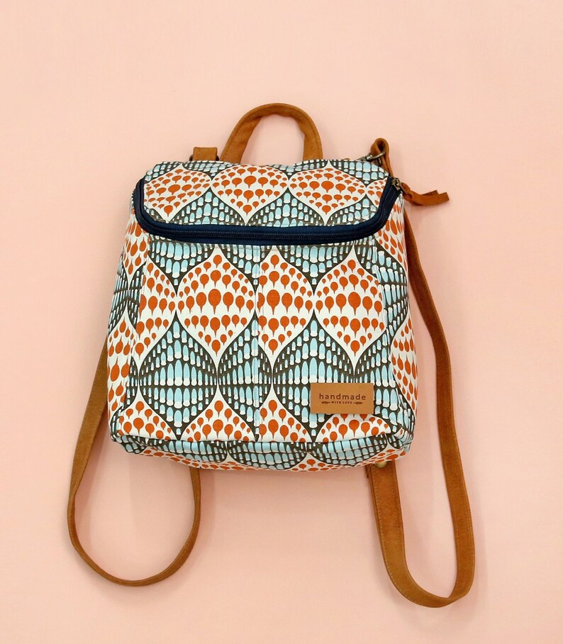 Mona Backpack PDF Sewing Pattern Small Backpack Pattern Etsy