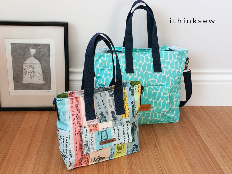 Borsa Tote In Tela NONVOLTARTI | 37x38 Cm Con Cerniera | Colore Écru/Nero - Foto 5