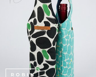Wine Bag Sewing Pattern PDF | Reusable Fabric Gift Bag Tutorial | DIY Water Bottle Carrier | Sustainable Wrapping | Easy DIY for Beginners