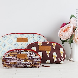 Melodie Pouches 3 Sizes PDF Sewing Pattern