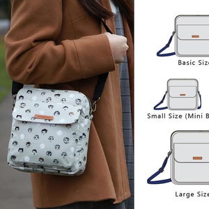 3 Sizes Hayden Bag PDF Sewing Pattern, school bag, tablet bag