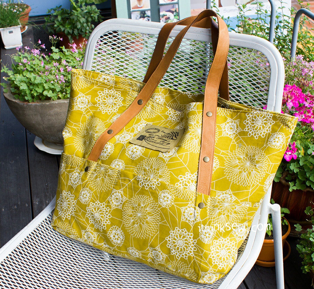 Kiera Beach Tote Bag PDF Sewing Pattern Tote Bag