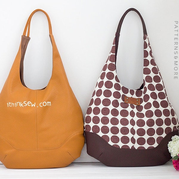 Alaina Hobo Bag PDF Sewing Pattern, hobo bag, easy sewing pattern