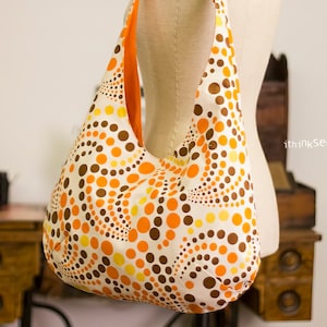 The Marsha Bag PDF Sewing Pattern, hobo bag, easy sewing pattern