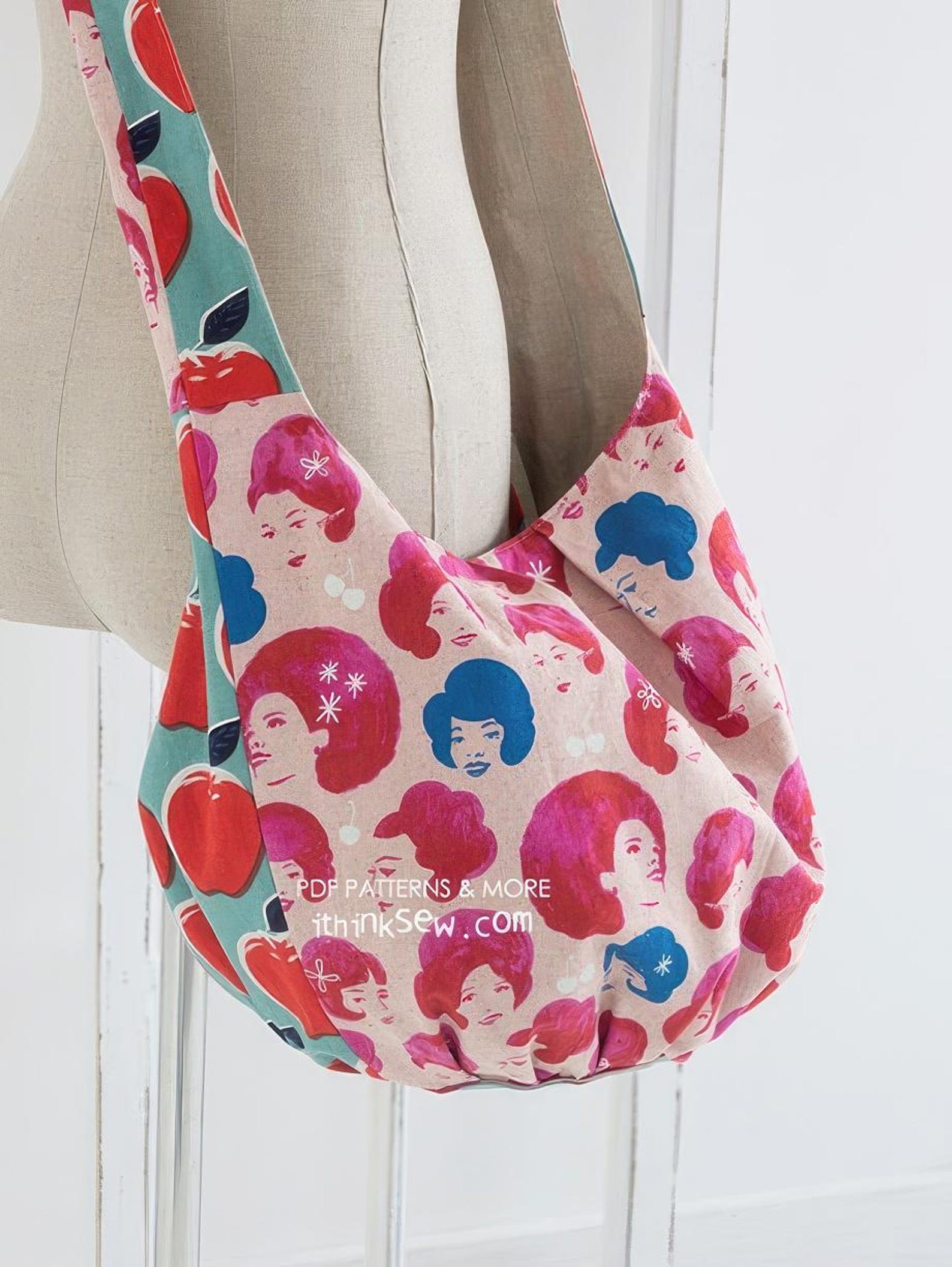2 Sizes Hobo Bag Sewing Pattern PDF | Easy Slouchy Purse Tutorial ...