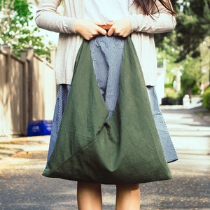 2 Sizes Nori Kimono Bag PDF Sewing Pattern, easy sewing pattern