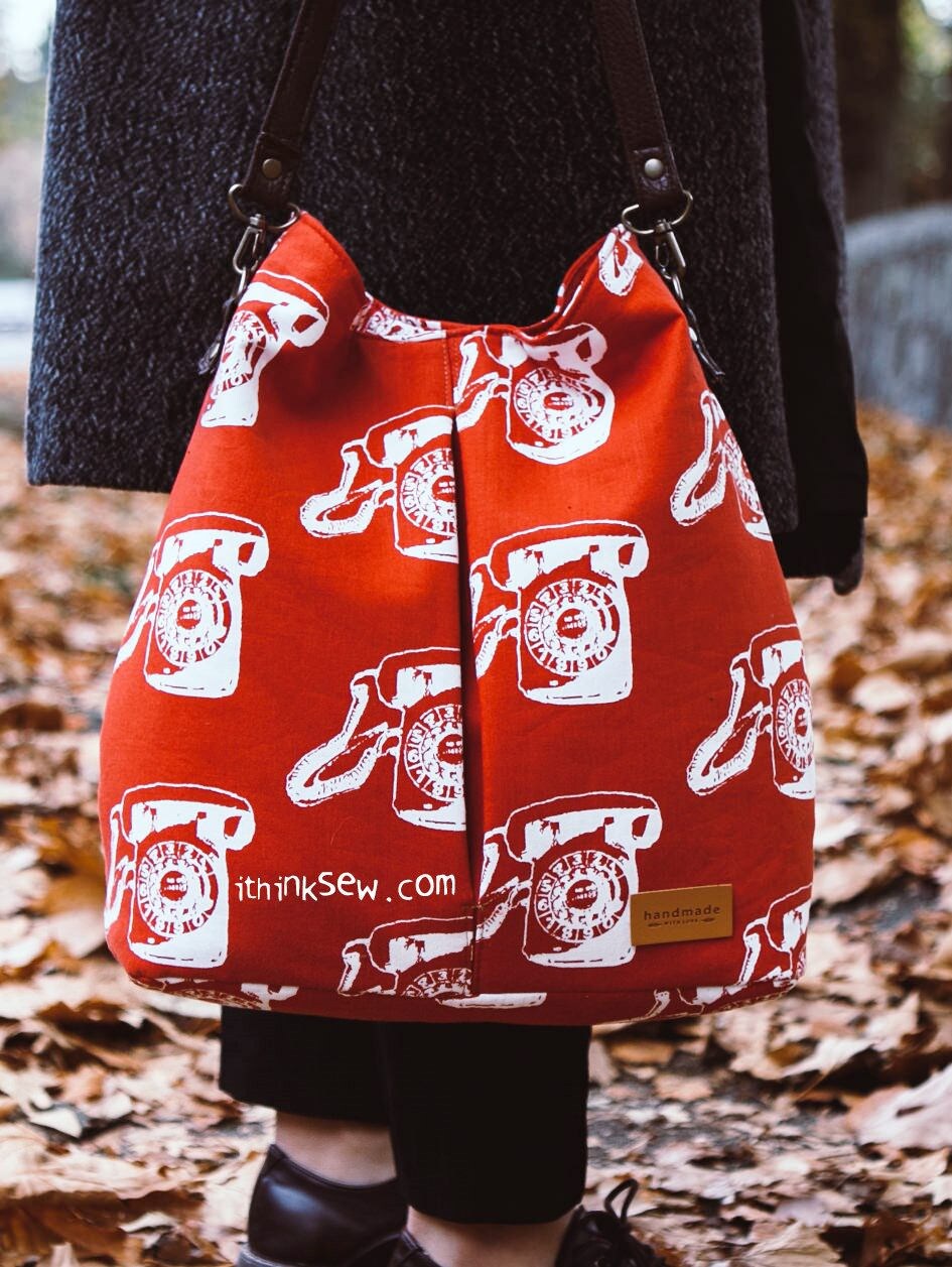 Katelynn Bag PDF Sewing Pattern Hobo Bag Pattern Easy Sewing Etsy