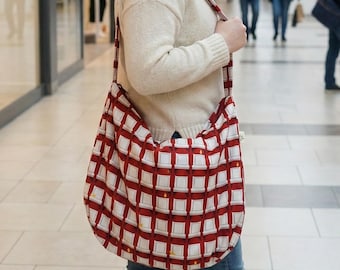 Hazel Bag PDF Sewing Pattern, Hobo Bag, easy sewing pattern