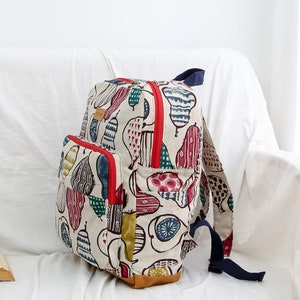 Byron School Backpack PDF Sewing Pattern, school backpack pattern image 3