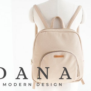 Kalani Backpack PDF Sewing Pattern, leather backpack, school backpack pattern