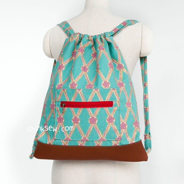 Drawstring Backpack Etsy