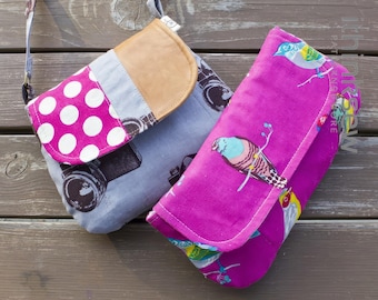 Catherine Crossbody Bag & Clutch PDF Sewing Pattern | 2 in 1 Small Purse Tutorial | Beginner Friendly DIY Handbag | Quick Craft Project
