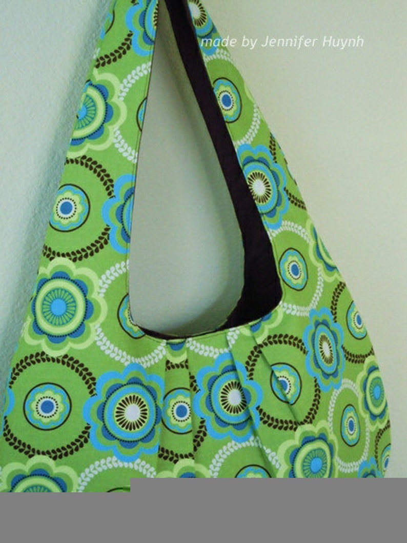 Jasmine Bag PDF Sewing Pattern Hobo Bag Easy Sewing Pattern Etsy