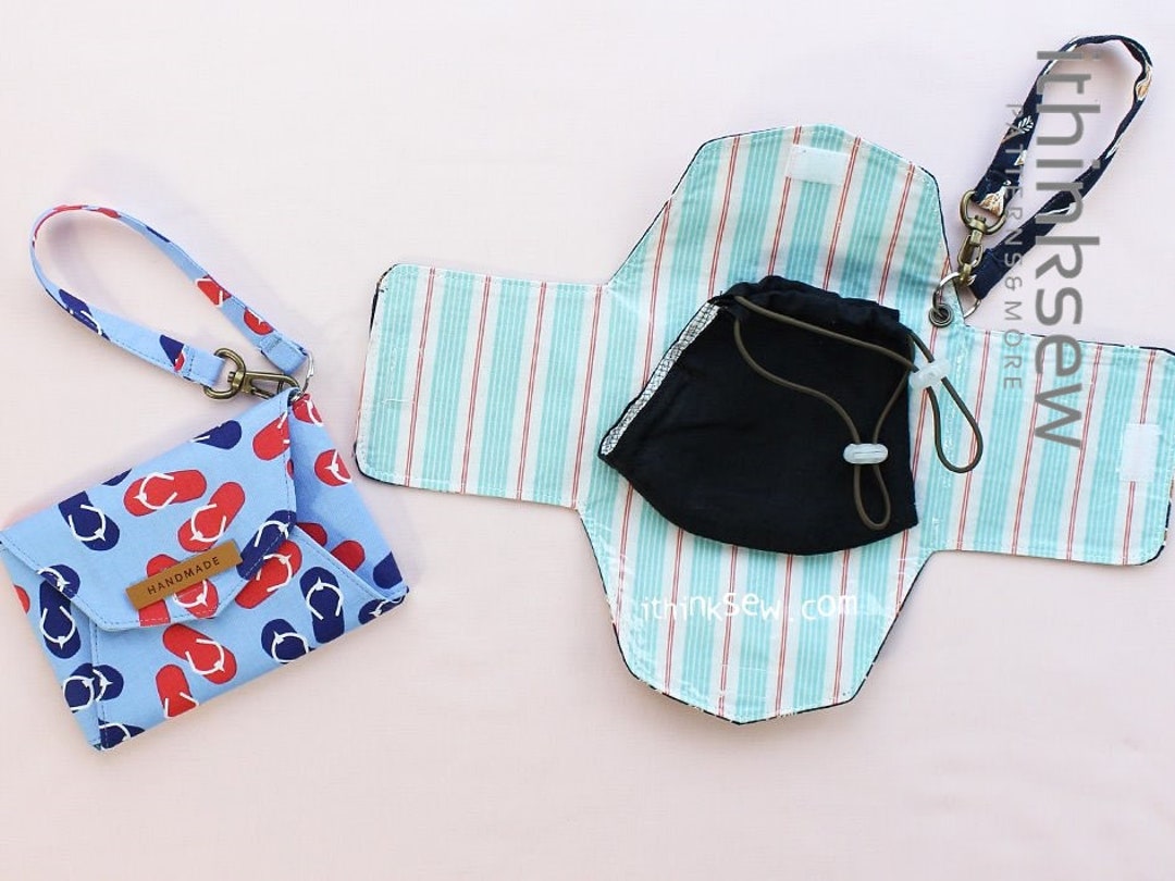 Laminated Key Chain Mask Case PDF Sewing Pattern and Video Tutorial ...