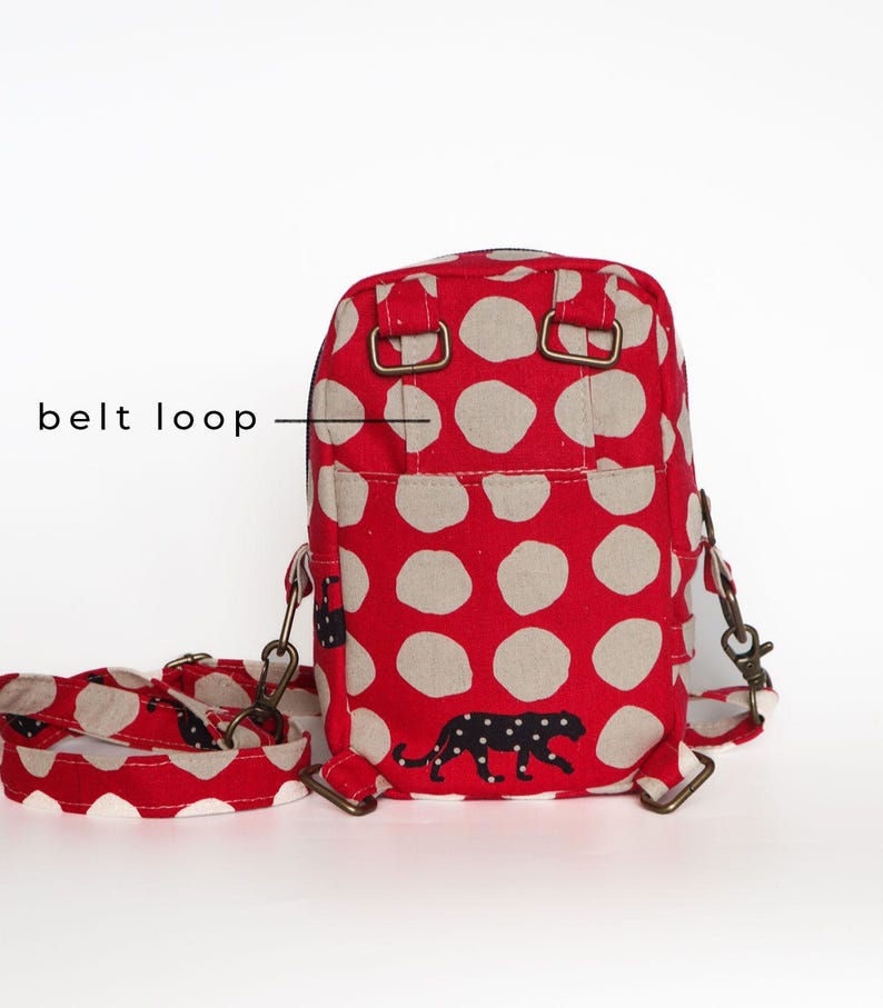 Small Crossbody Bag PDF Pattern | Sling Bag Sewing Tutorial | DIY Belt ...