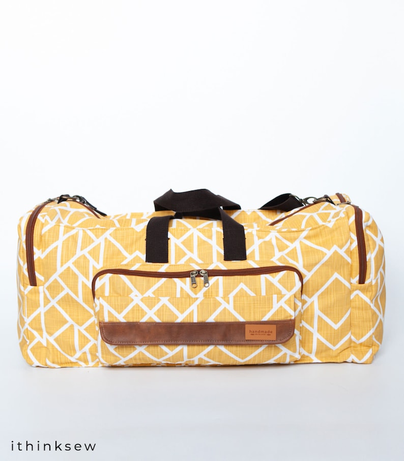 Mylie Travel Duffle Bag PDF Sewing Sewing Pattern Etsy