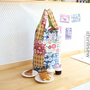 Vanessa Market Bag PDF Sewing Pattern, shopping bag, easy bag pattern