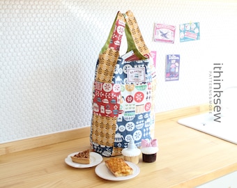 Vanessa Market Bag PDF Sewing Pattern, Easy Shopping Bag