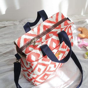 Liam Laptop Bag Sewing Pattern PDF | Crossbody Tote Tutorial | DIY ...