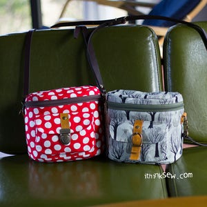 Nicky Camera Bag PDF Sewing Pattern with FREE Camera Strap pattern image 8