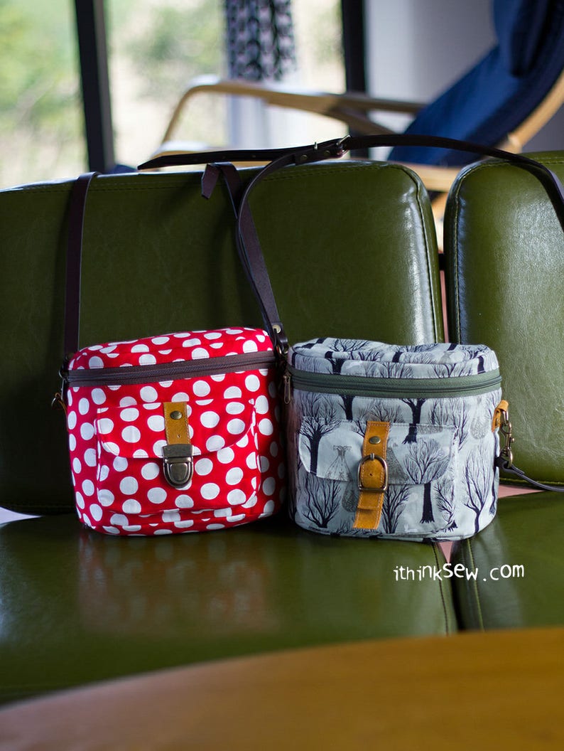 Nicky Camera Bag PDF Sewing Pattern with FREE Camera Strap pattern image 8