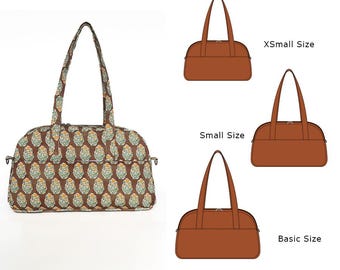 Jules Boston Bag  (3 sizes) PDF Sewing Pattern
